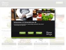 Tablet Screenshot of dinnerdeluxe.dk